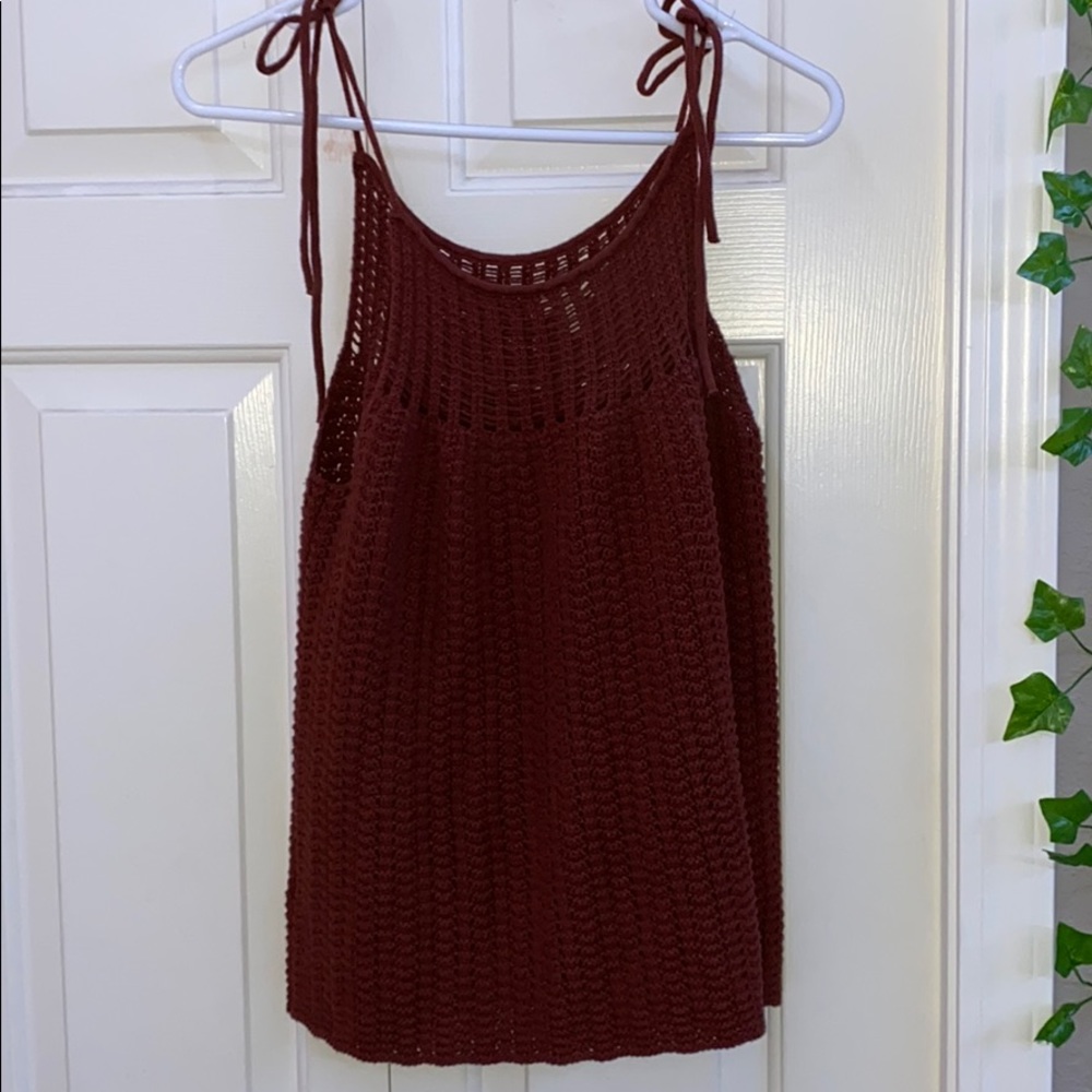 Cute crochet tank top